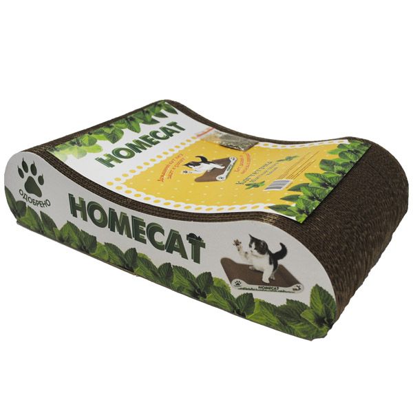 Homecat Mint wave cat scratching post, small, corrugated board