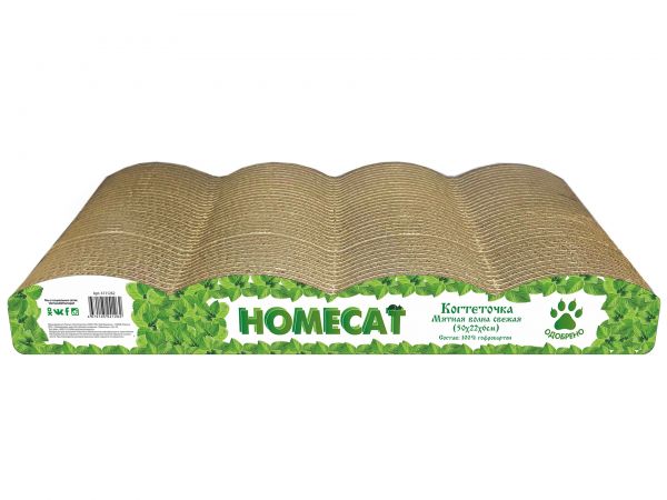 Homecat Mint wave fresh 5 points cat scratching post, corrugated board
