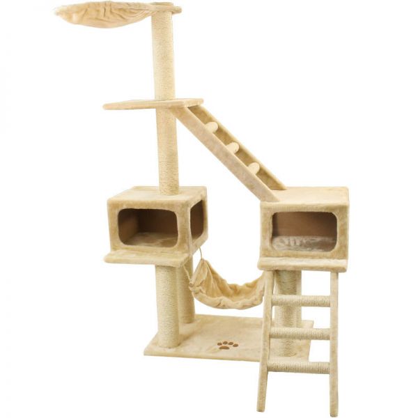 Triol Multi-tiered park play complex for cats