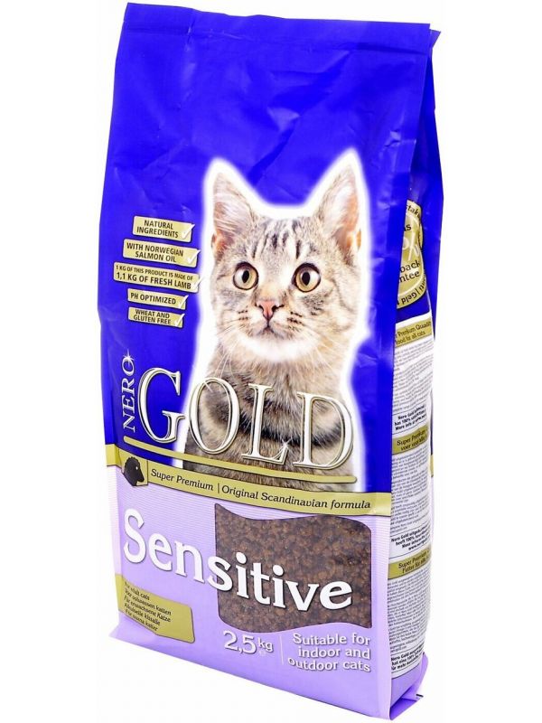 Nero Gold cat food, with sensitive digestion, with lamb