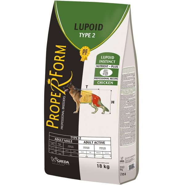 Proper Form Lupoid Type 2 Large Breed Dog Food with Chicken