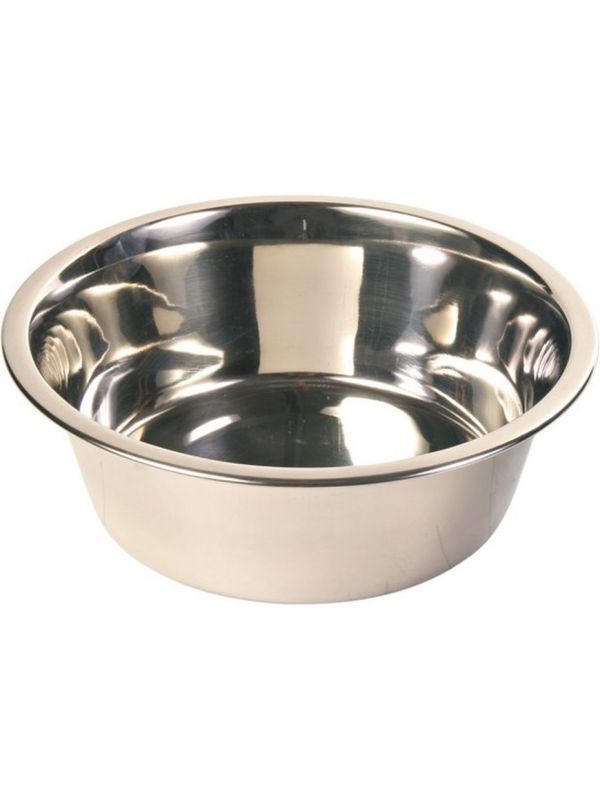 Nobby Bowl metal bowl for dogs chromed