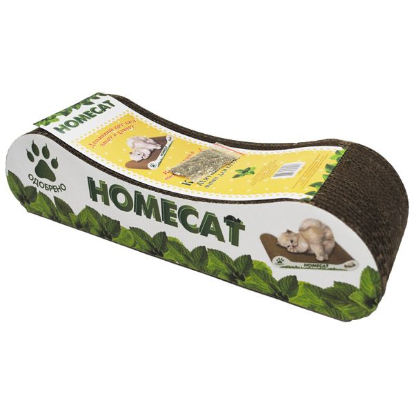 Homecat Mint wave Mini kitten scratching post, corrugated board