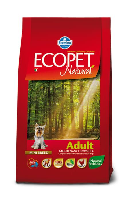 Farmina Ecopet Natural food for adult dogs of toy breeds, chicken