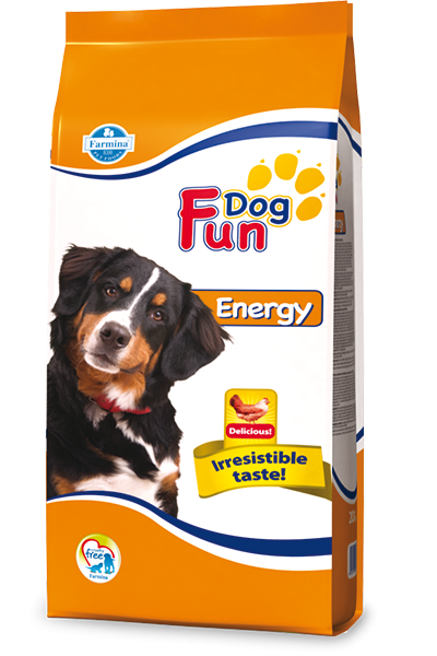 Farmina Fun Dog Energy food for adult active dogs of all breeds, chicken